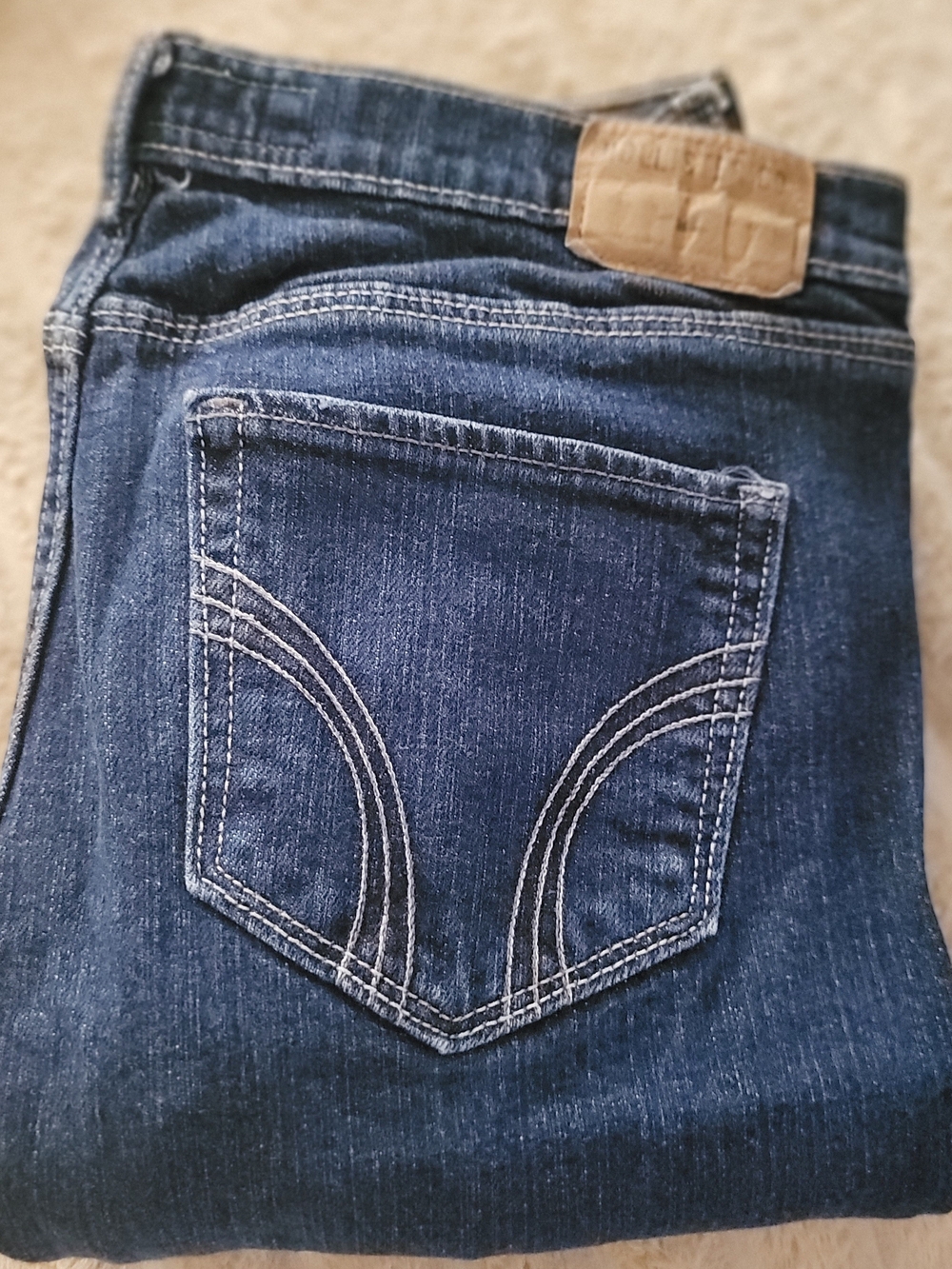 Hollister Stretch Dark Blue Women's Denim Jeans